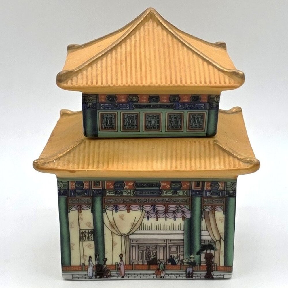 Palace Museum Forbidden City Music Trinket Box Theatre Night at the Palace 1991